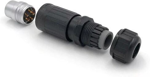 5 pin power signal circular connector male and female socket waterproof IP67 in Saudi Arabia