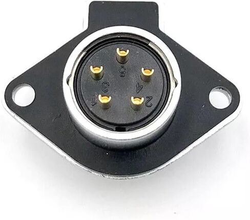 5 pin power signal circular connector male and female socket waterproof IP67 in Saudi Arabia