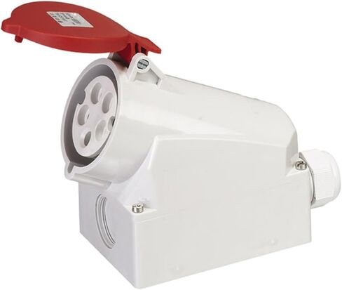 European Standard Waterproof Socket IP44 Industrial Direct Supply SP-1557-32A Exposed in Saudi Arabia