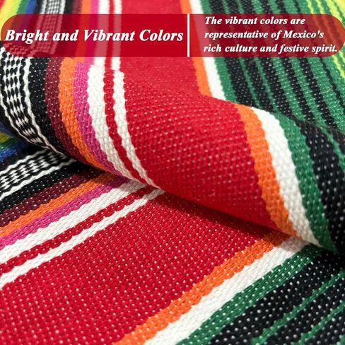 6Pack Mexican Table Runners 14 x 84 Inch Fiesta Mexican Party Decoration Mexican Runners for Table Cinco De Mayo Party Wedding(Red) in Saudi Arabia