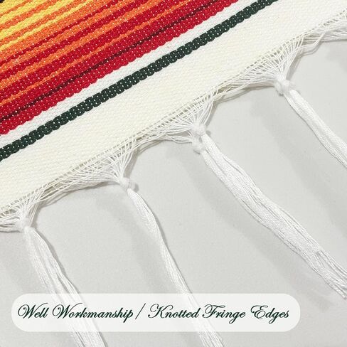 6Pack Mexican Table Runners 14 x 84 Inch Fiesta Mexican Party Decoration Mexican Runners for Table Cinco De Mayo Party Wedding(Red) in Saudi Arabia