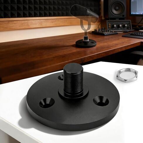 Desktop Microphone Stand for Shure MV7i/MV7x,Secure & Space-Saving Desk Stand for Shure MV7i/MV7x Podcast Mic​,Detachable microphone base with locking nut in Saudi Arabia