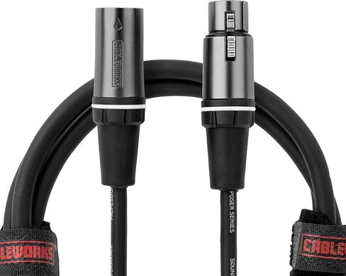 Cableworks by Gator Cases Composer Series Deluxe 25 Foot XLR Microphone Cable, (GCWC-XLR-25) in Saudi Arabia