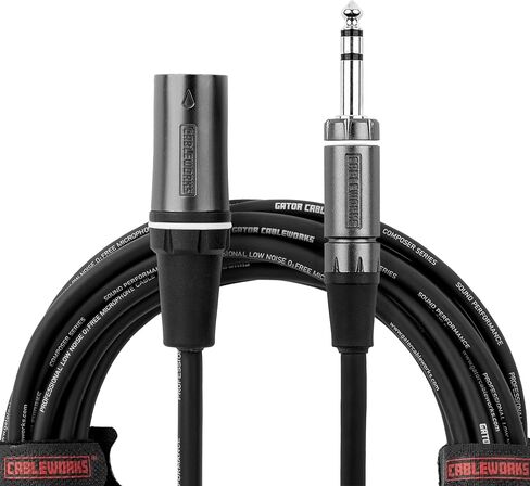 Cableworks by Gator Cases Composer Series Deluxe 25 Foot XLR Microphone Cable, (GCWC-XLR-25) in Saudi Arabia