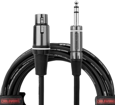 Cableworks by Gator Cases Composer Series Deluxe 25 Foot XLR Microphone Cable, (GCWC-XLR-25) in Saudi Arabia