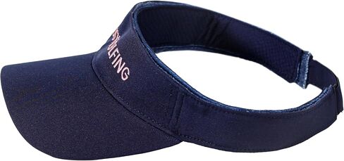 Glove It April Navy Golf Visor - واقي من الشمس خفيف الوزن وجيد التهوية للاعبي الغولف - قابل للتعديل للرجال والنساء in Saudi Arabia