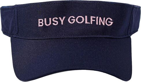 Glove It April Navy Golf Visor - واقي من الشمس خفيف الوزن وجيد التهوية للاعبي الغولف - قابل للتعديل للرجال والنساء in Saudi Arabia