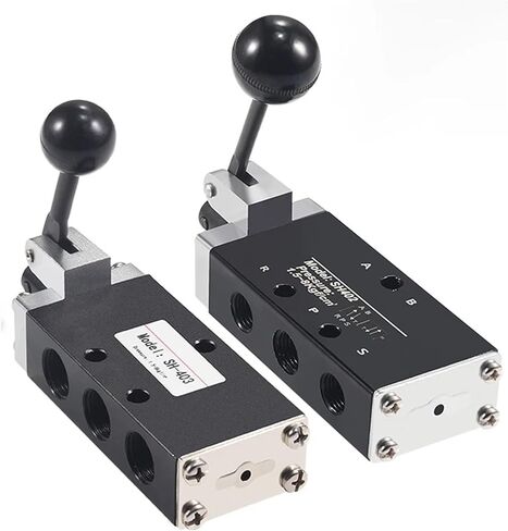 صمام عكسي SH-402 ذو موضعين بخمسة اتجاهات لإعادة الضبط اليدوي SH-403 صمام يدوي 1 قطعة (SH-402) in Kuwait