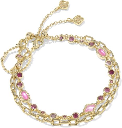 Kendra Scott Mini Elisa Abbie Set Of 2 Delicate Chain Bracelets in Saudi Arabia