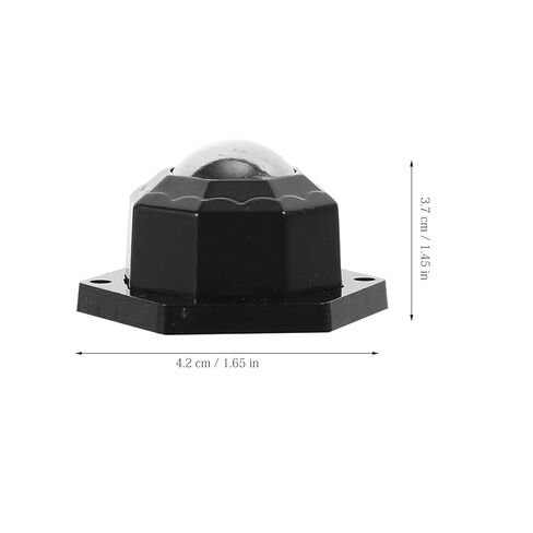 Cabilock 4pcs 20mm Small Adhesive Mini Swivel Caster Wheels with Steel Ball Bearings, Universal Silent Rolling Small Wheels for Furniture, Trash Cans, and Appliances in Saudi Arabia