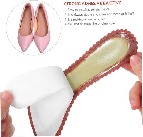 Slip High Heel Insoles for Women Breathable Leather Shoe Cushions Sweat Absorbing Pads for Summer and Foot Pressure Relief in Saudi Arabia