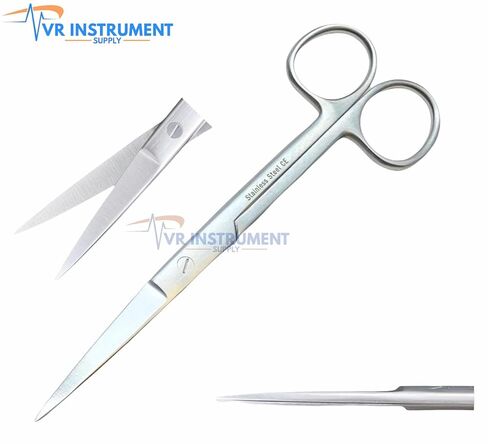 Operating Dissecting Scissors Straight 6" Sharp/Sharp Surgical Instrument Tools in Saudi Arabia