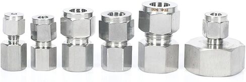 1 قطعة أنبوب صالح O/D 8 مللي متر إلى 1/2 "BSPP أنثى 304 الفولاذ الطويق هوائي ضغط الهواء المناسب IHNIEAEW in Saudi Arabia