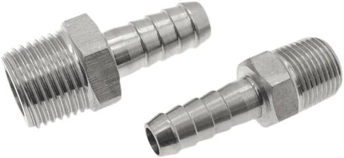 1PC 20mm Hose 1/2" BSP Male Thread 304 Stainless Steel High Pressure Pipe Fitting IHNIEAEW in Saudi Arabia