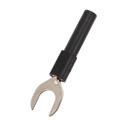 Hapivida Multimeter Test Leads, Universal 4mm Copper Y Spade Banana Plug Adapter with Fork Spade Connectors, 10-Piece Red Black Set for Automotive Diagnostics and Laboratory Testing Equipment in Saudi Arabia
