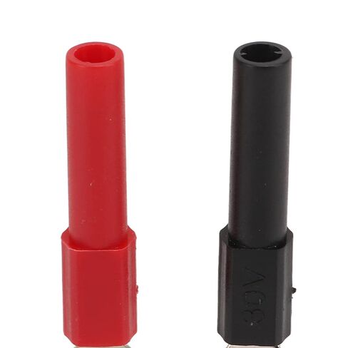 Hapivida Multimeter Test Leads, Universal 4mm Copper Y Spade Banana Plug Adapter with Fork Spade Connectors, 10-Piece Red Black Set for Automotive Diagnostics and Laboratory Testing Equipment in Saudi Arabia