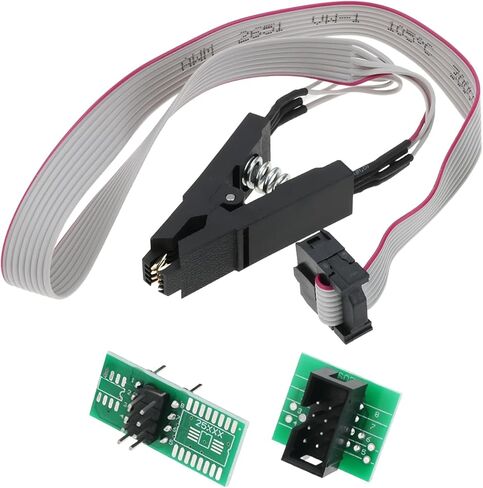 OTOTEC 1Set SOIC SOIC8 SOP8 8 Pin Test Clip with Circuit board Programmer Converter Compatible with EEPROM In-Circuit Programming in Saudi Arabia