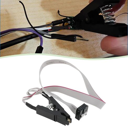 OTOTEC 1Set SOIC SOIC8 SOP8 8 Pin Test Clip with Circuit board Programmer Converter Compatible with EEPROM In-Circuit Programming in Saudi Arabia