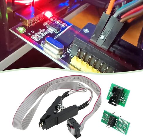 OTOTEC 1Set SOIC SOIC8 SOP8 8 Pin Test Clip with Circuit board Programmer Converter Compatible with EEPROM In-Circuit Programming in Saudi Arabia