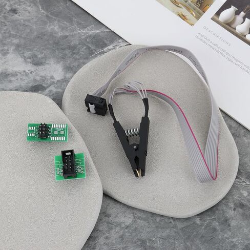 OTOTEC 1Set SOIC SOIC8 SOP8 8 Pin Test Clip with Circuit board Programmer Converter Compatible with EEPROM In-Circuit Programming in Saudi Arabia