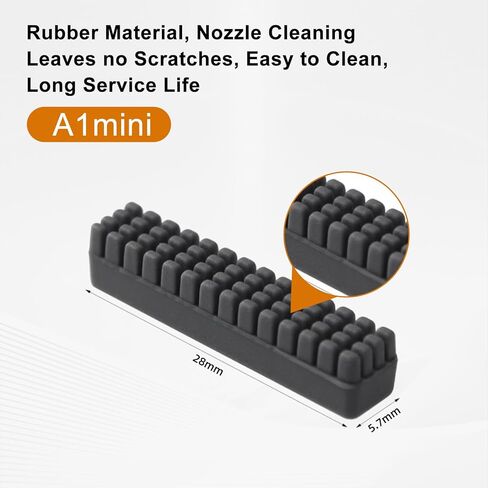 5pcs Lab A1 Mini Silicone Nozzle Brush Accessories,Mini Wiper Silicone Brush Nozzle Cleaning Brush for Bambu Lab A1 Mini 3D Printer Cleaning Tool 3D Printer Parts in Saudi Arabia