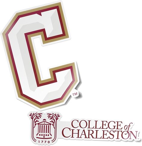 Desert Cactus College of Charleston Cougars Sticker Vinyl Decal Laptop Water Bottle Car Scrapbook (4 Inch Set V1) in Saudi Arabia