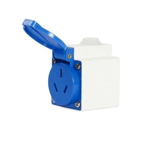Five-Hole Waterproof Industrial Aviation and Socket Multi-Function 10A European Standard 2 core 16A(16A 3 Hole Surface Mounted) in Saudi Arabia