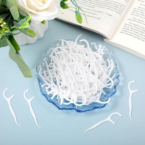 2400 Count Professional Dental Floss Picks for Teeth Travel Pack Bulk, High Toughness Picks Flosser for Adults Teeth Cleaning Dental Flossers for Family, Easy Grip Handle, Tight Space Cleaning in Saudi Arabia