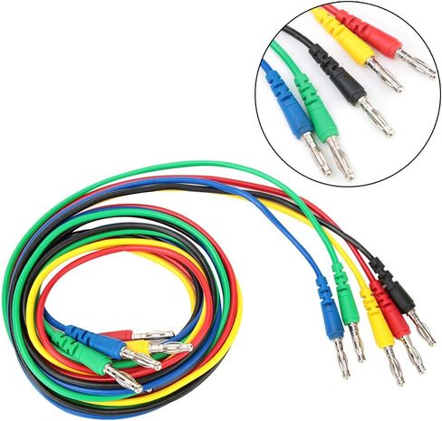 Kikumi P1043 4mm Banana Plug Test Lead Injection Molded Multimeter Wire Cable Male to Male in Kuwait