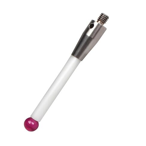 XUNKUNER CNC Probe Stylus M4 Thread، رأس كرة روبي 6 مم، طول 50 مم، جذع سيراميك صلب، دقة عالية 0.001 مم لمسبار اللمس CNC وCMM in Kuwait