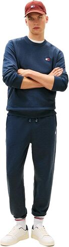 Tommy Jeans Men's Casual Jogger Sweatpants with Embroidered Flag Logo in Saudi Arabia