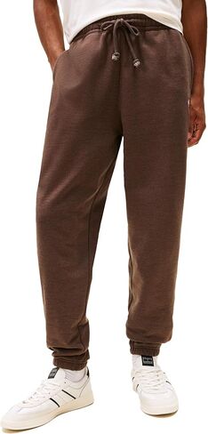 Tommy Jeans Men's Casual Jogger Sweatpants with Embroidered Flag Logo in Saudi Arabia