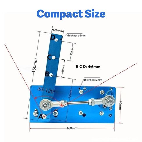 DC 24V Reciprocating Swing Motor, Adjustable 20-120° Variable Speed 90RPM Electric Motor for Automatic Hammock Rocker Swing Pusher Dynamic Advertising DIY Design in Saudi Arabia