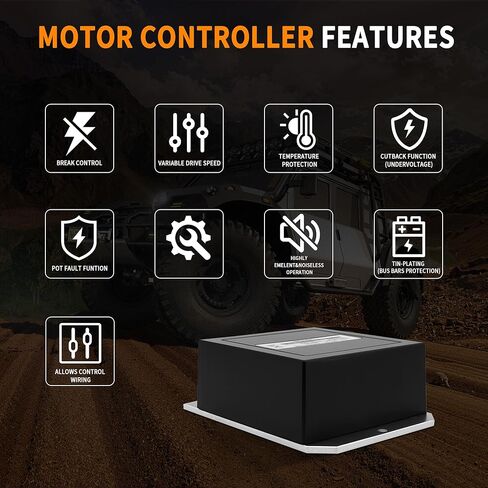 1206-4301 36V 350A Golf Carts Controller Compatible with Curtis Golf Cart E-Z-GO EZGO Medalist TXT, Series ITS 5 Pins 36 V 1994-2019 Replace 25864G09 in Saudi Arabia
