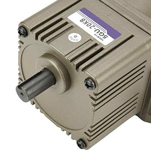 Electric Gear Motor Walfront AC 220V 90W Single Phase Asynchronous Gear Motor High Torque Deceleration Adjustable Speed 5K/10K/20K/50K/100K RPM Optional(20k) in Saudi Arabia