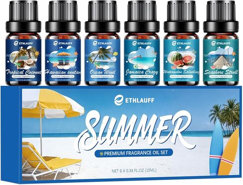 Hotel Collection Diffuser Oil, My Way, Westin, Midnight in Miami, Inspired by The Most Popular 5-Star Hotel Scents, Fragrance Oil Set 6 * 10 ml in Saudi Arabia