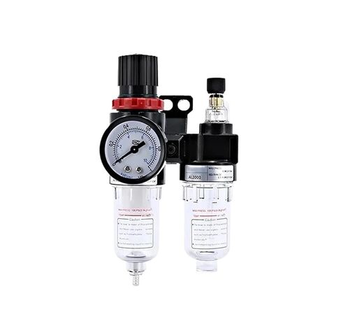 AFC2000 Compressor Oil-Water Separator Regulator Filter Spray Gun G1/4 Air Pressure Reducing Valve Filter(AFC2000+PC8-02x2) in Saudi Arabia