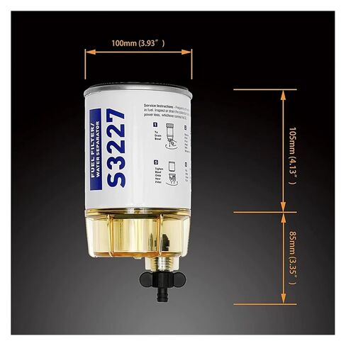 S3227 Fuel Filter Water Separator Complete Kit 320R - Yacht and Speedboat Filters Fuel Water Separator in Saudi Arabia