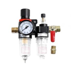 AFC2000 Oil-Water Separator Pressure Regulator Filter Spray Gun air Compressor Pressure regulating Valve AFR2000+AL2000 G1/4 in Saudi Arabia