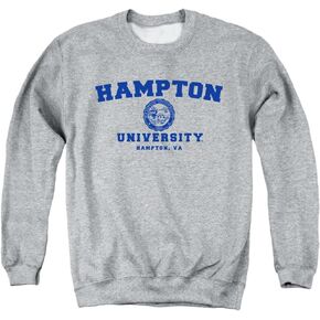 Hampton University Official Circle Logo Unisex Adult Crewneck Sweatshirt in Saudi Arabia