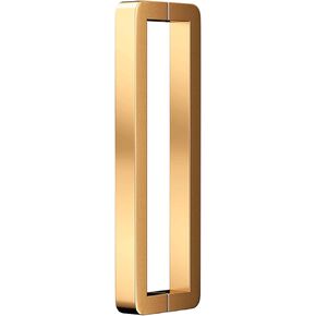 Heavy Duty Stainless Steel Push Pull Door Handle, Commercial Double Sided Bar Barn Door Handles Shower Glass Pulls, Office Shop Entry, Garages Sheds Gates/Grey/32.5Cm/12.8In in Saudi Arabia