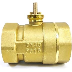 DN40 Brass 2 Way Thread Motorized Ball Valve Body 1Pcs in Saudi Arabia