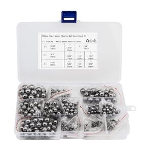 500 Pcs 5-Size Bearing Balls Set - 1/4" 7/32" 3/16" 5/32" 1/8" G25 Precision Chrome Steel Balls Kit in Saudi Arabia