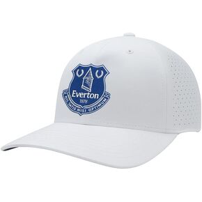Everton FC Color Badge High Point Hat - White in Kuwait