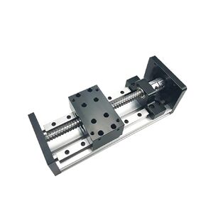 CNC SXG1605 Sliding Table Z Axis Stage Travel 50-1500mm MGR12 Guide SFU1605 Ball Screw Linear Actuator Bundle Kit for Nema23(Option 2,Effective Stroke 350) in Saudi Arabia
