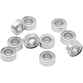 Bimetal Seal Shield Micro deep Groove Bearing 10pcs MR85ZZ 5X8X2.5mm ABEC-7 Miniature Steel Ball Bearings in Saudi Arabia