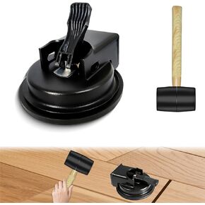 Heavy Duty Floor Gap Fixer Tool with Wooden Handle Rubber Hammer, Floor Gap Fixer Tool, Floor Suction Cup Tool - Enhanced Vacuum Suction Cup for Laminate, Vinyl, Wood Floor Repairs in Kuwait