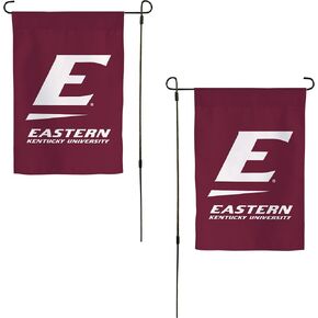 علم حديقة Desert Cactus Eastern Kentucky University EKU - لافتة كولونيل شرق كنتاكي مقاس 19 × 12 بوصة، للعرض والمناسبات الخارجية (التصميم A) in Kuwait