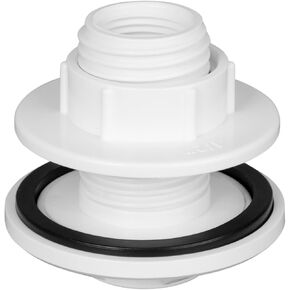 PVC Bulkhead Tank Fitting (Double Female NPT Threaded Union) (1/2"FNPT) in Saudi Arabia