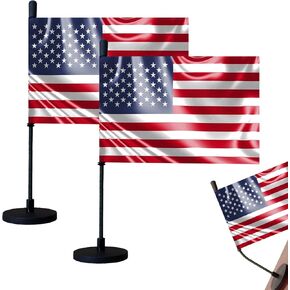 National Car Hood Flag Countries Car Flag with Magnetic Base and Flexible Pole for Truck Boat Vehicle (United States) in Saudi Arabia